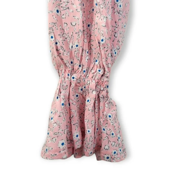 Princess Polly Susanna Crop Top Blush Pink Floral Size 6 - Picture 9 of 9